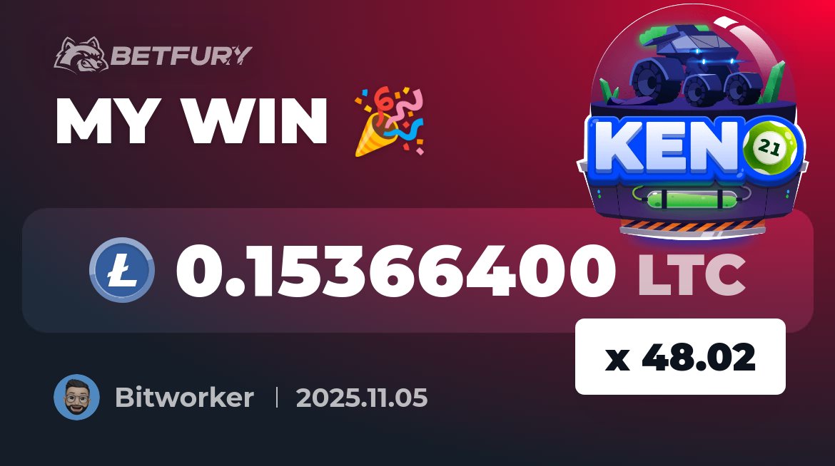 bitworker2's tweet card. Give crypto keno a try for quick wins. Play the Keno casino game by BetFury and watch the numbers fall. Refine your Keno strategy, and aim for the jackpot.