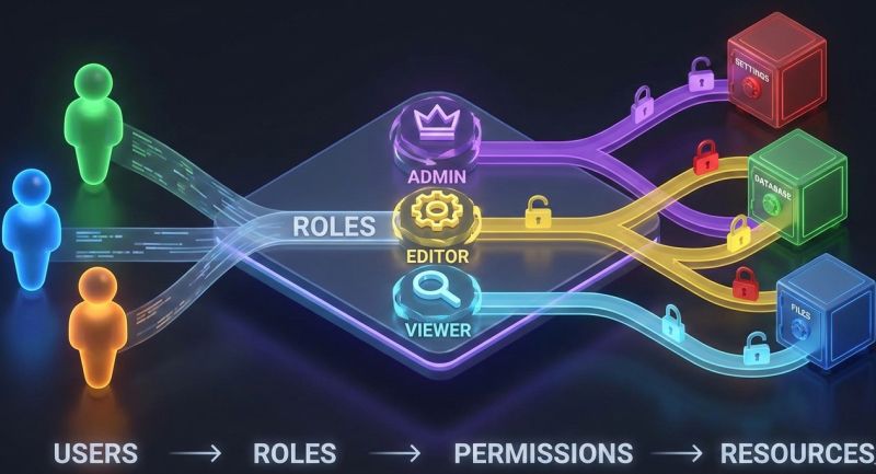 techiepratiyush's tweet card. 🔐 Role-Based Access Control (RBAC) Explained Simply Imagine your company as a hospital. Everyone needs access to the patient system, but not everyone should do everything. That's where RBAC comes...