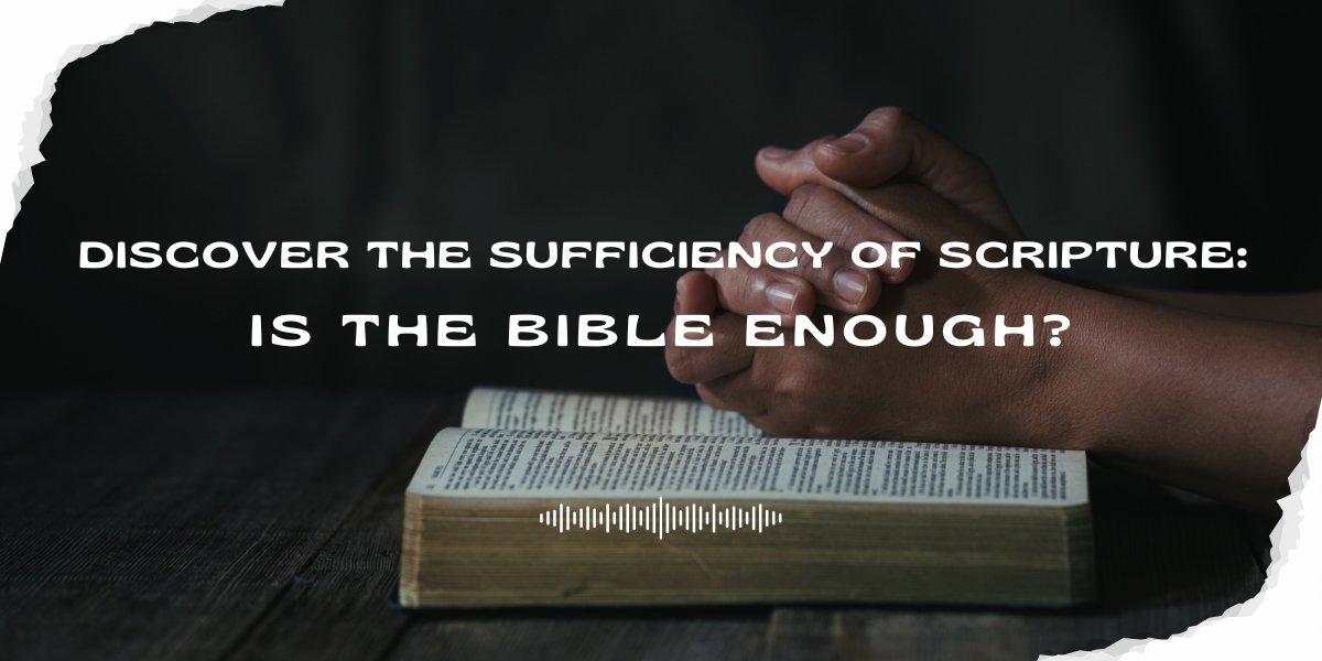 EricEchols's tweet card. Discover why the sufficiency of Scripture matters. Learn how Scripture accomplishes God's purposes, leads to salvation, and equips believers for godly living.