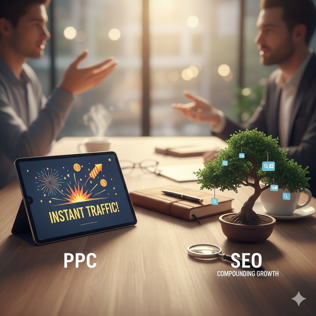 hardippatel's tweet card. I had a chat with a good friend recently. He’s brilliant in his own field, but when it came to digital marketing or SEO, he hit me with…