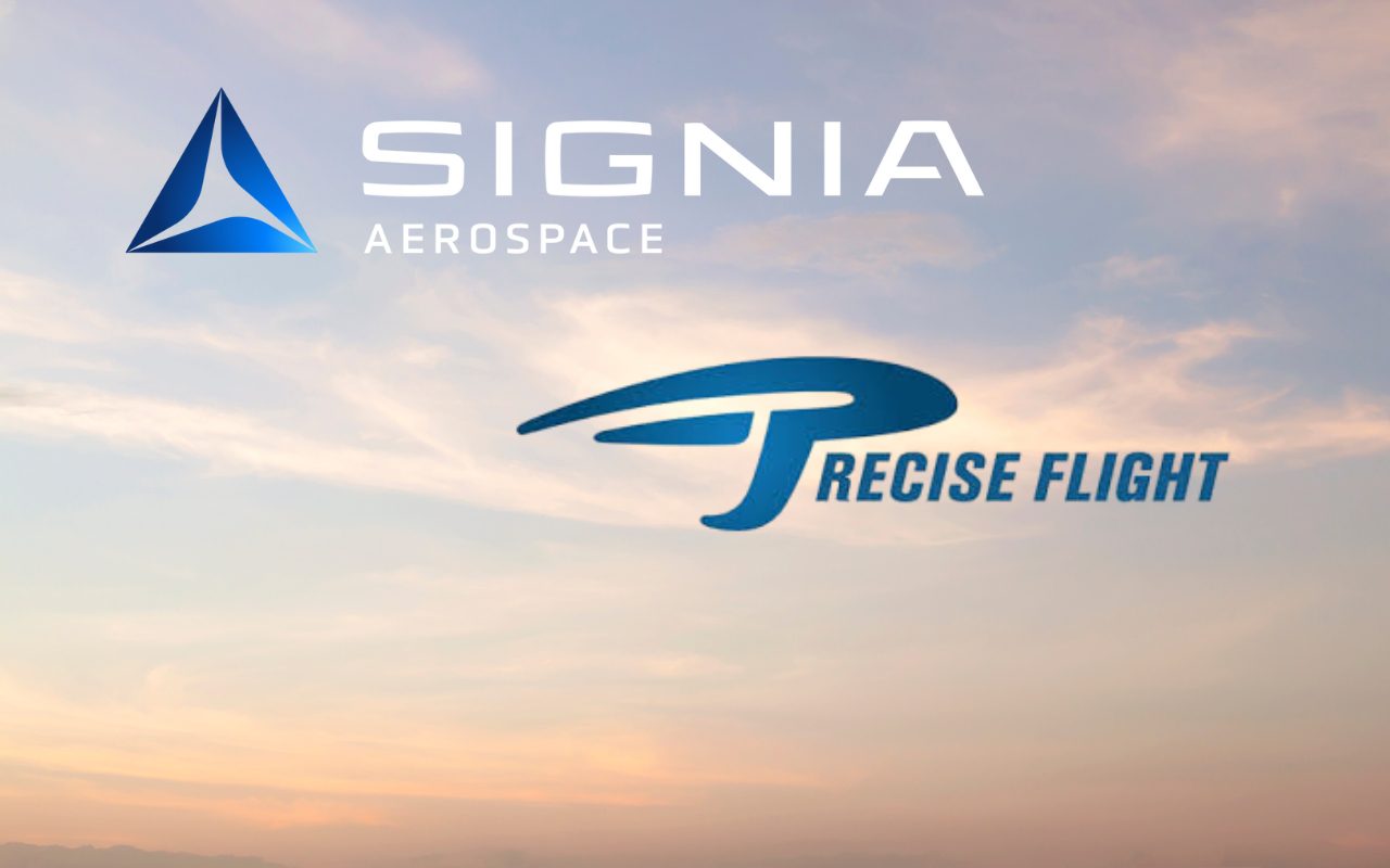 AirProNews's tweet card. Signia Aerospace acquires Precise Flight, integrating Pulselite System tech to reduce bird strikes and drive aerospace industry consolidation.