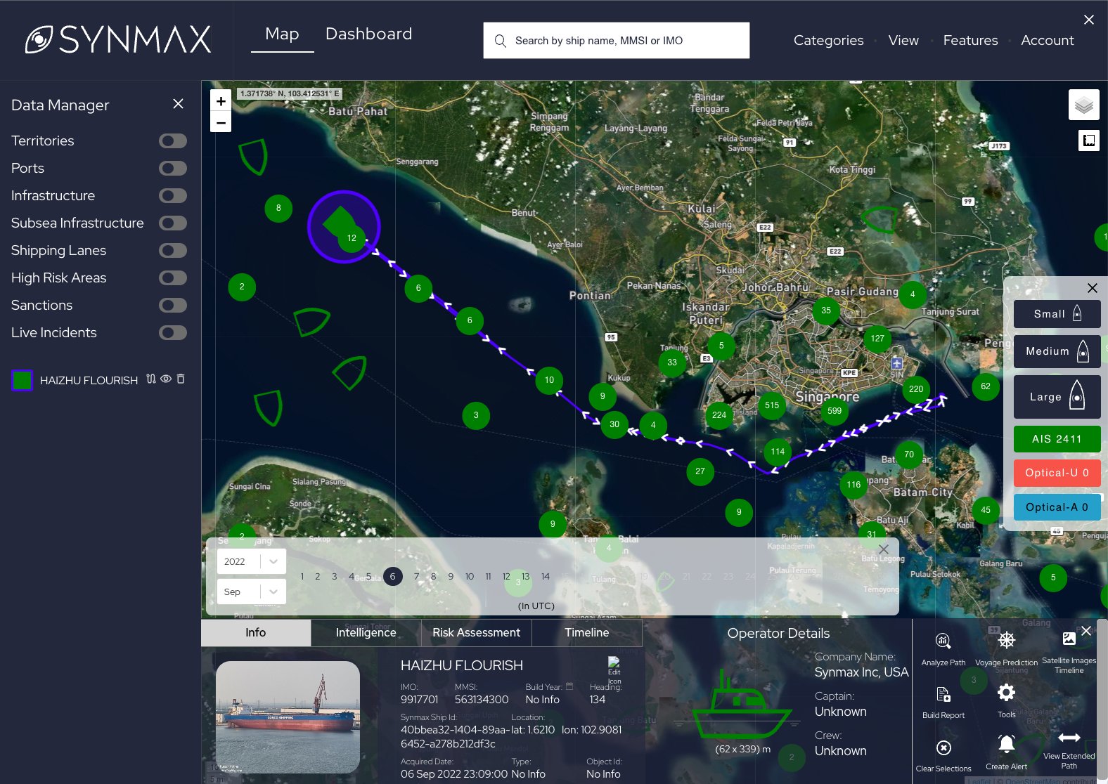 AgnieszkaSpace's tweet card. SynMax, a satellite data analytics company building products to monitor industrial assets and dark ships around the globe, has raised a $13M round of funding as it eyes new markets for its analysis...
