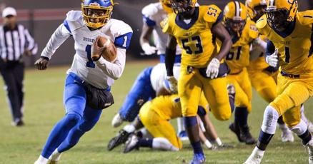 BRocheSports's tweet card. Dudley's Hendon Hooker, an All Quarter Century pick, scores a touchdown against Cape Fear in the 2016 state championship game. Check out our massive list of the past 25 years