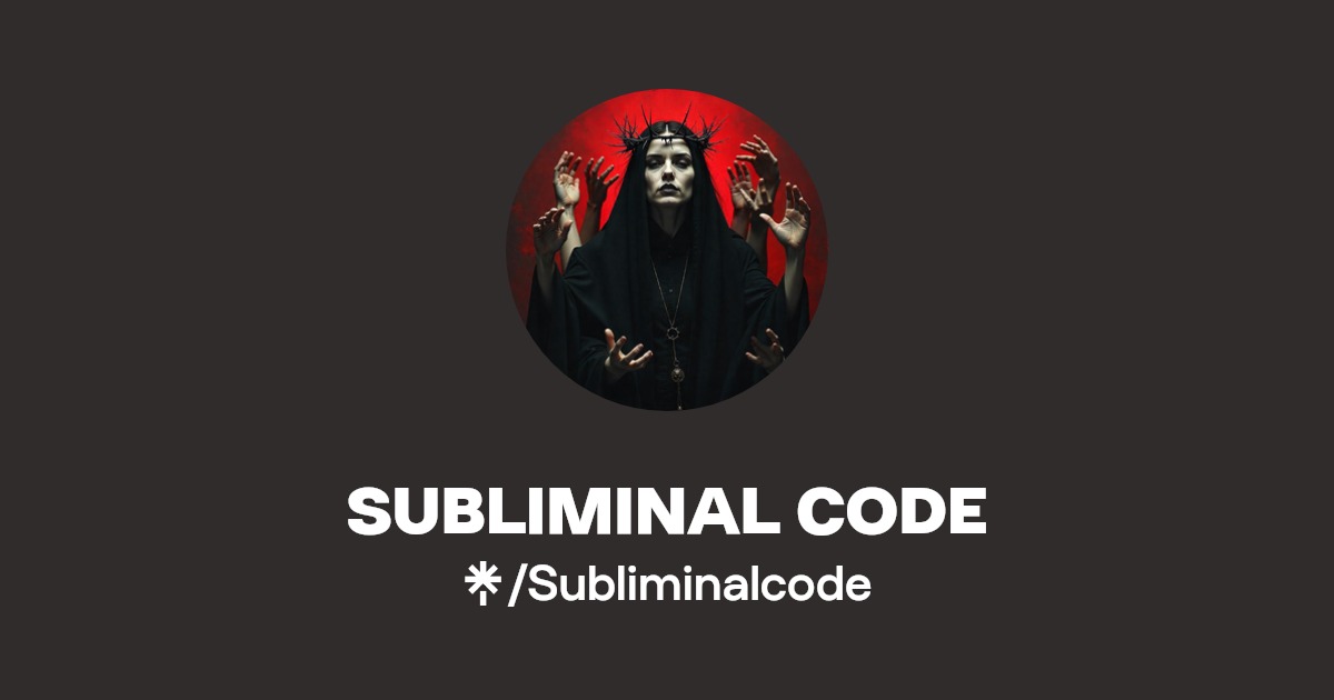 SubliminalCode's tweet card. View Subliminalcode’s Linktree to discover and stream music from top platforms like Spotify here. Your next favorite track is just a click away!