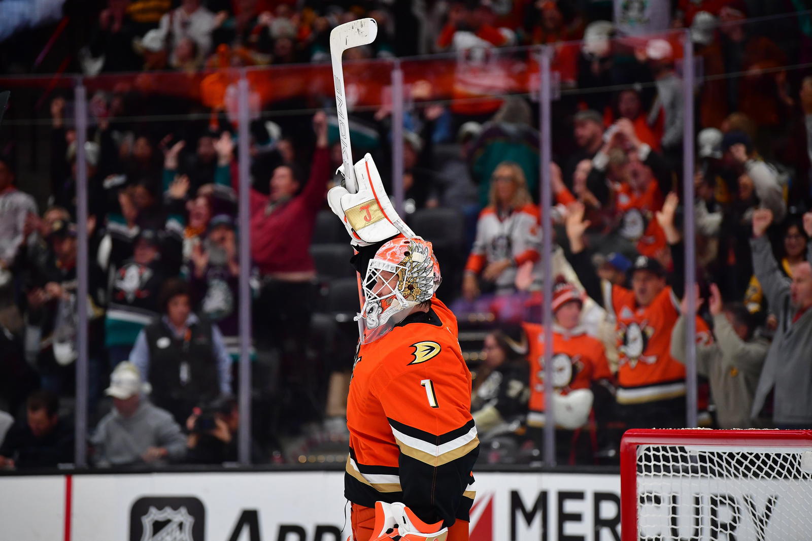 Derek_Lee27's tweet card. Hockey Fights Cancer Night has impacted Ducks goaltender Lukáš Dostál in many different ways.