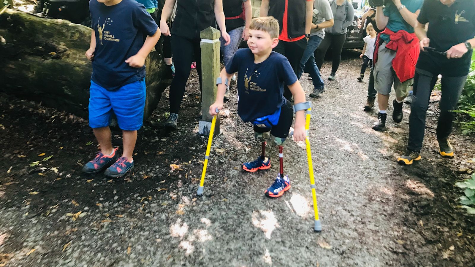 itvnews's tweet card. Tony Hudgell has raised over one million pounds for charity. | ITV News Border