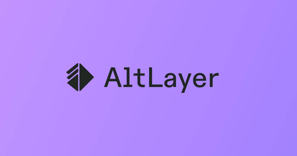 alt_layer's tweet card. AltLayer is a decentralized protocol that facilitates the launch of native and restaked rollups with both optimistic and zk rollup stacks.