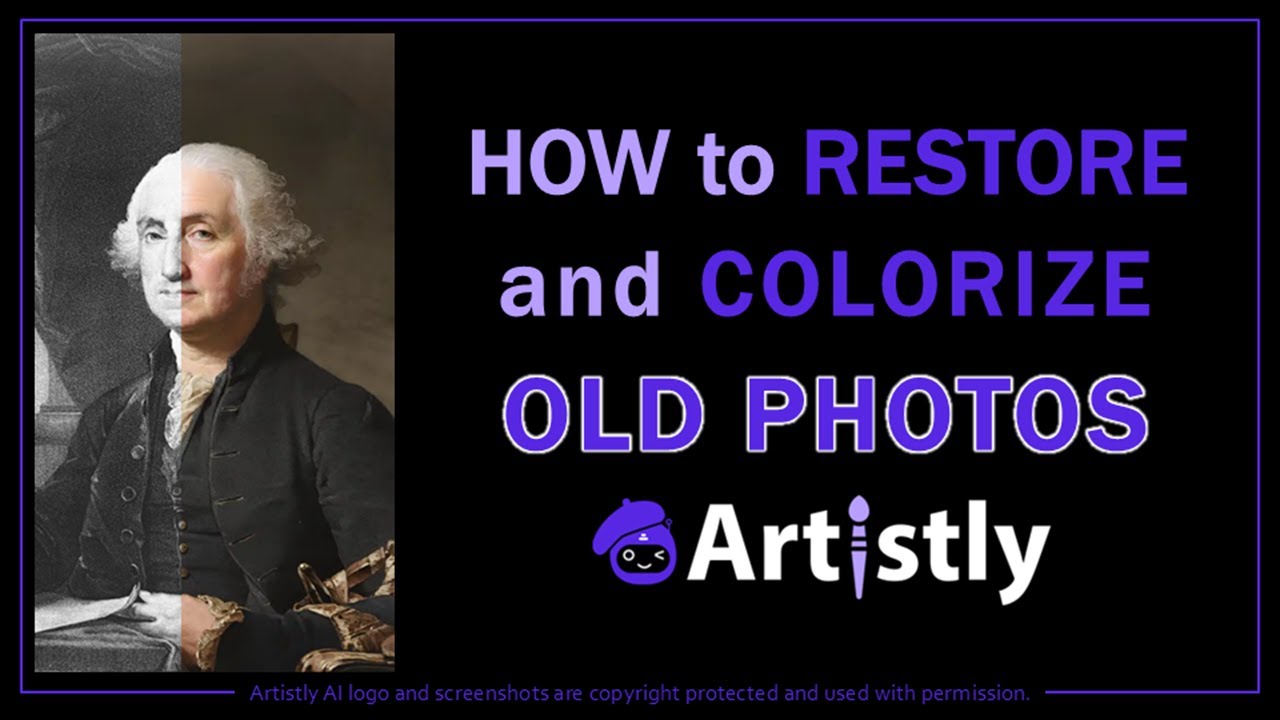 ajgodinho's tweet card. How to Restore and Colorize Old Photos in Artistly AI