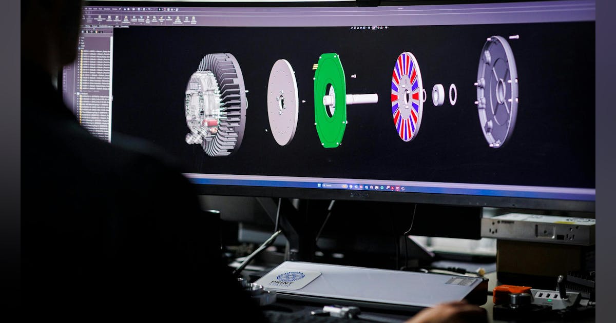 ElectronicDesgn's tweet card. Designers can say goodbye to hurdles in motor design with the help of AI-driven CAD tools.