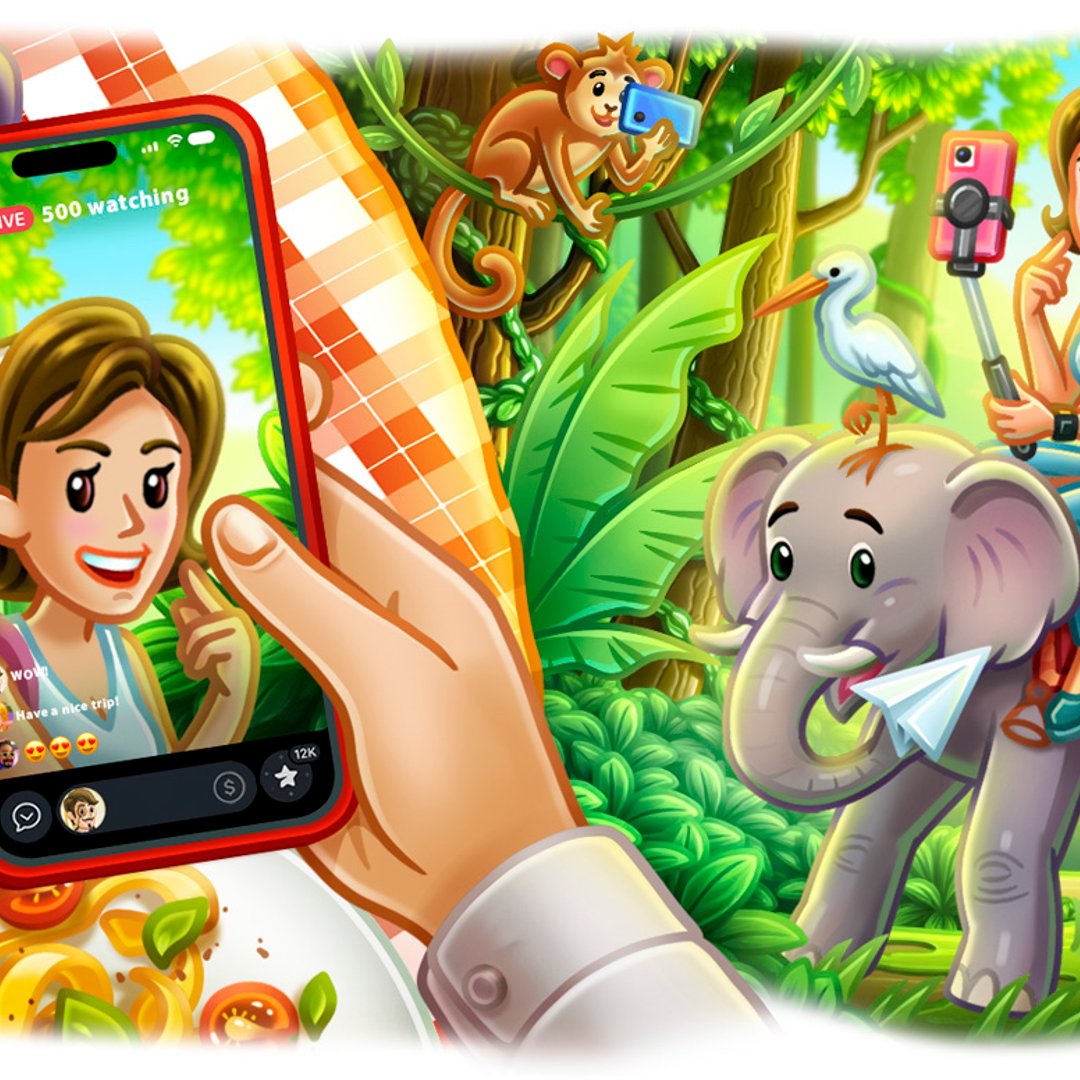 durovs_code's tweet card. Telegram has rolled out a major update introducing live broadcasts in Stories, recurring messages and a new auction system for distributing limited edition gifts.