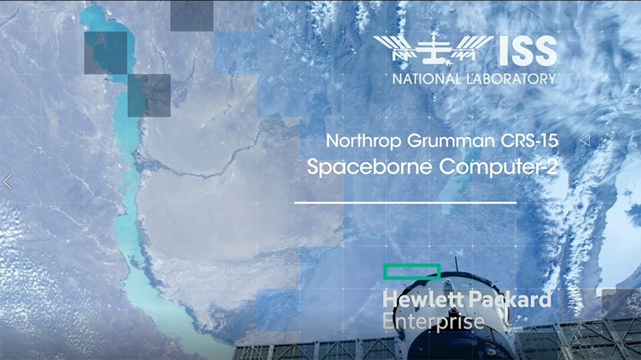 RyanTScott's tweet card. Northrop Grumman CRS-15: Hewlett Packard Enterprise Spaceborne...