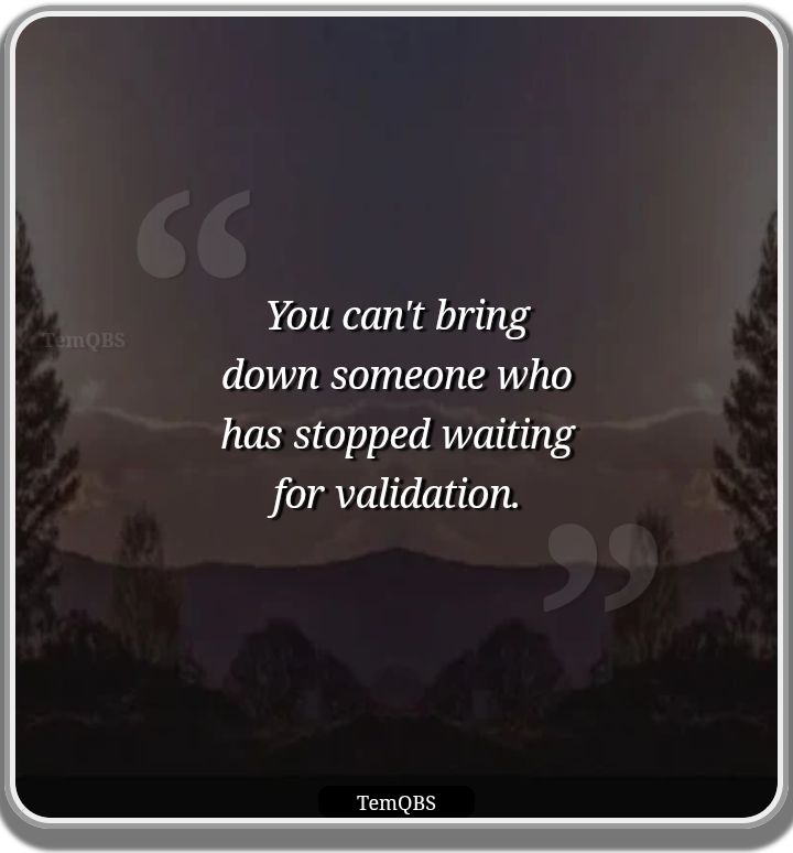 TemQBS's tweet card. Once your confidence comes from within, external criticism or rejection can’t...