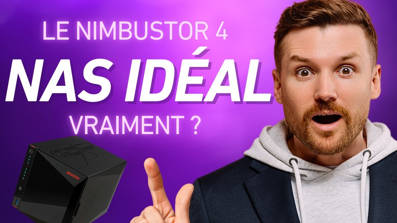 Matthe95's tweet card. Le Nimbustor 4 gen 2 : un NAS presque parfait ? #NAS #ASUSTOR...