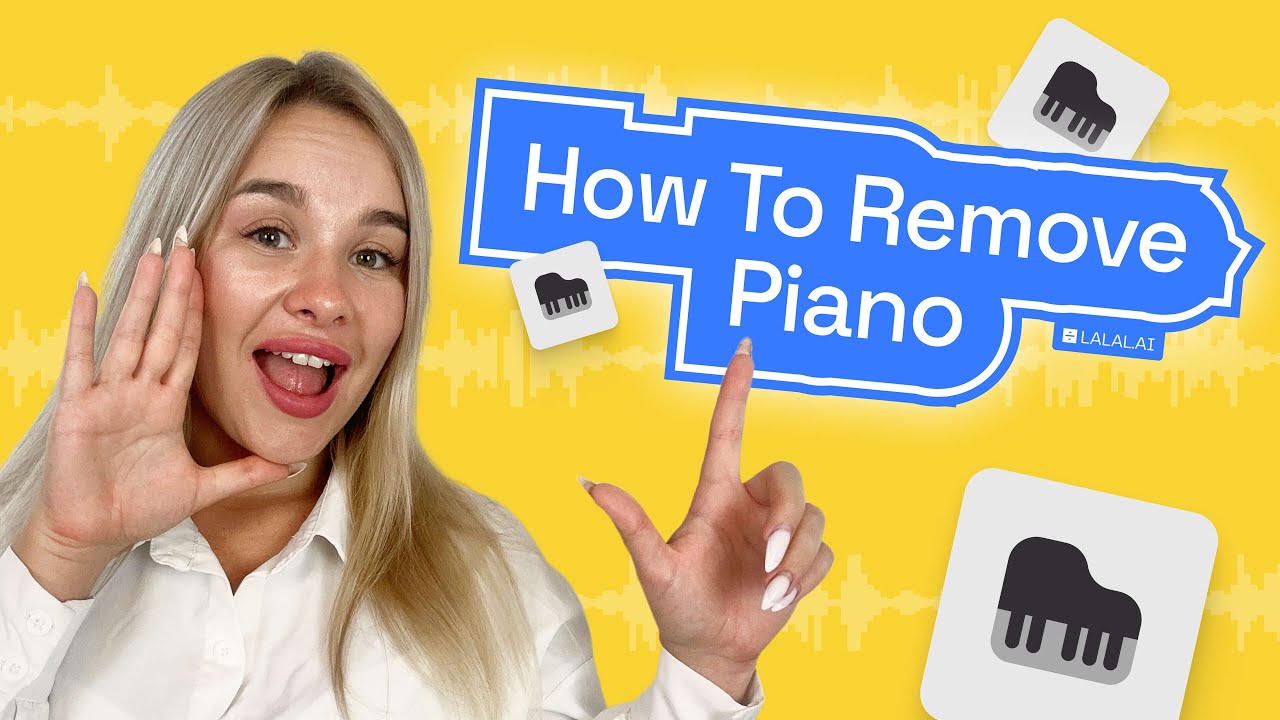 ai_lalal's tweet card. How to Remove Piano From Any Track | LALAL.AI