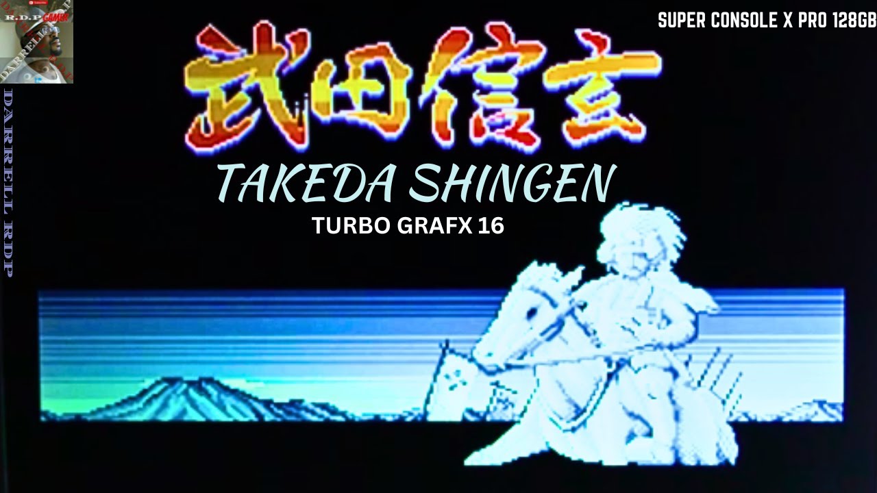 DarrellRDP's tweet card. Takeda Shingen / Turbo Grafx 16
