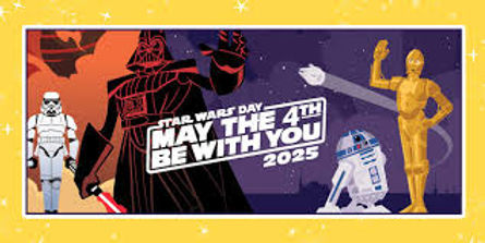 RoboticsTSF's tweet card. May the 4th be with you! And there are lots of cool robots in the Star Wars scifi universe. What's the real world science behind them?