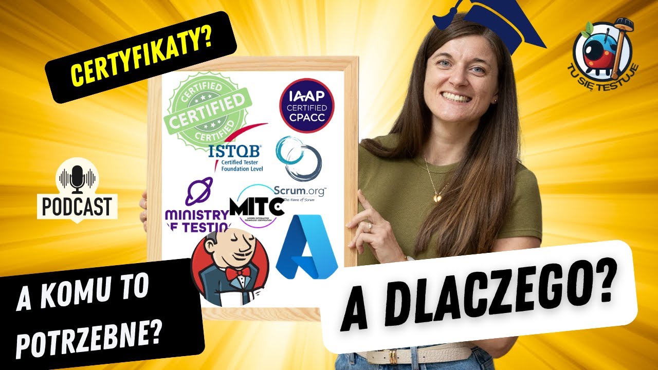 KingaTest's tweet card. #27: Mam certyfikat ISTQB i co dalej?