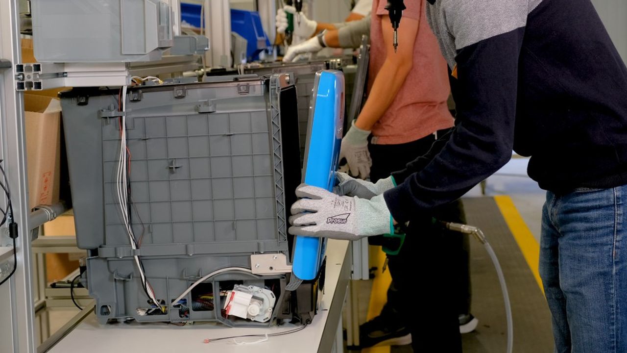 daan_tech's tweet card. Le fabricant vendéen d'appareils électroménagers lance un service de reconditionnement de Bob, son lave-vaisselle compact et écoconçu. Il sera vendu 30 % moins cher que le neuf.