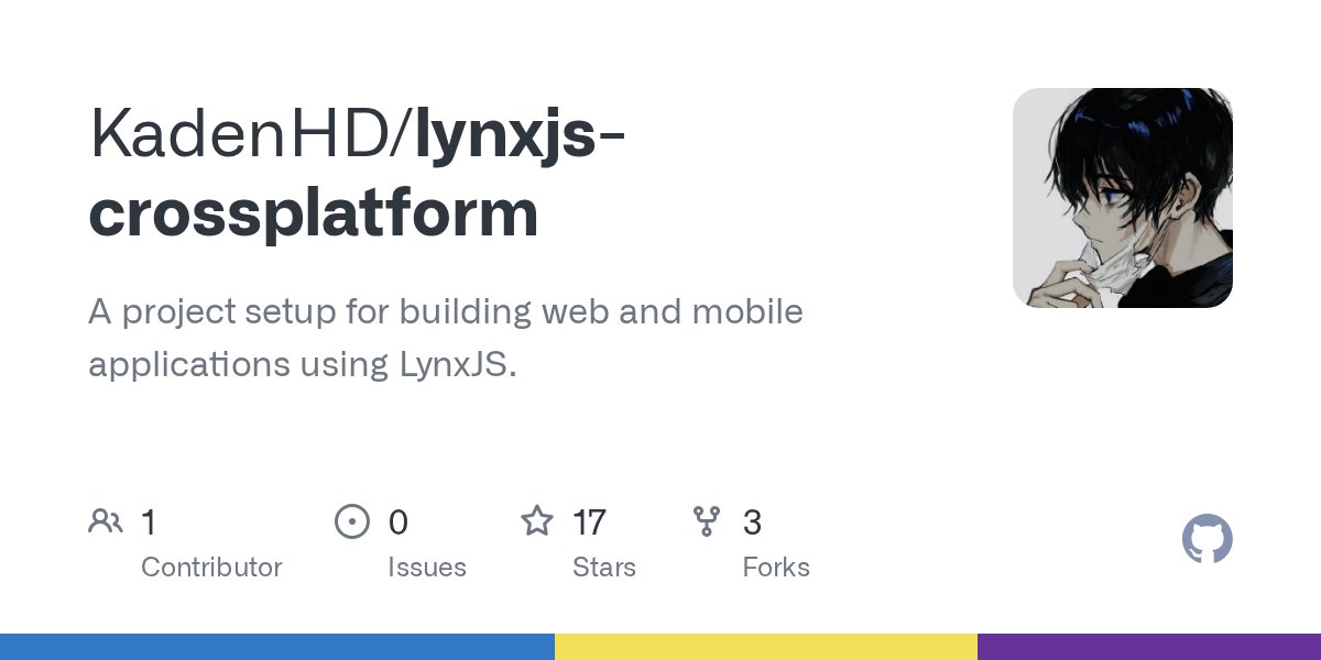 serverdotid's tweet card. A project setup for building web and mobile applications using LynxJS. - KadenHD/lynxjs-crossplatform