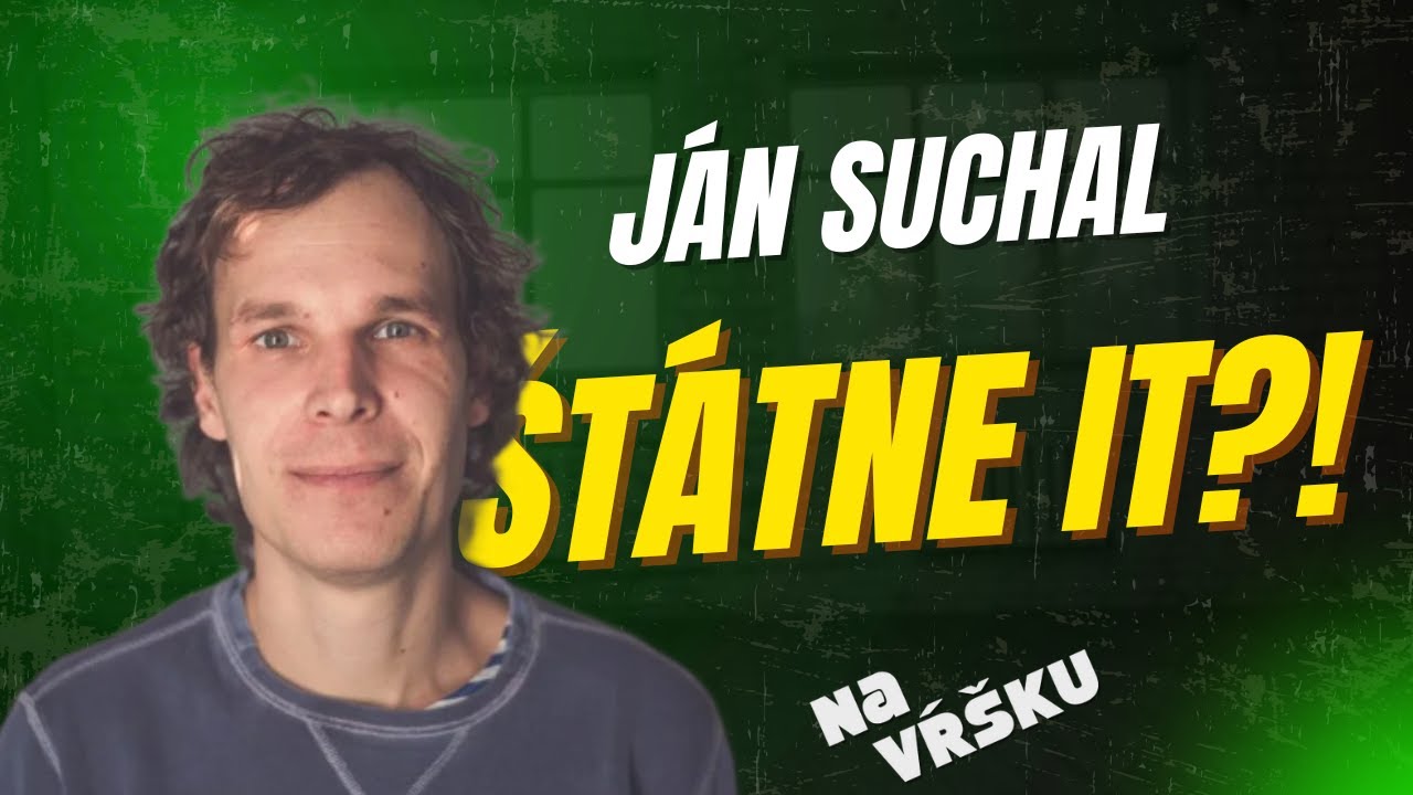 jsuchal's tweet card. Na Vŕšku #143 – Ján Suchal: Na štátne IT ide 500-700 miliónov ročne