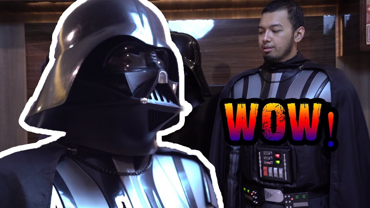 TaraArtsNetwork's tweet card. Unboxing & Review Kostum Darth Vader Rubies Supreme Edition Rp. 15...