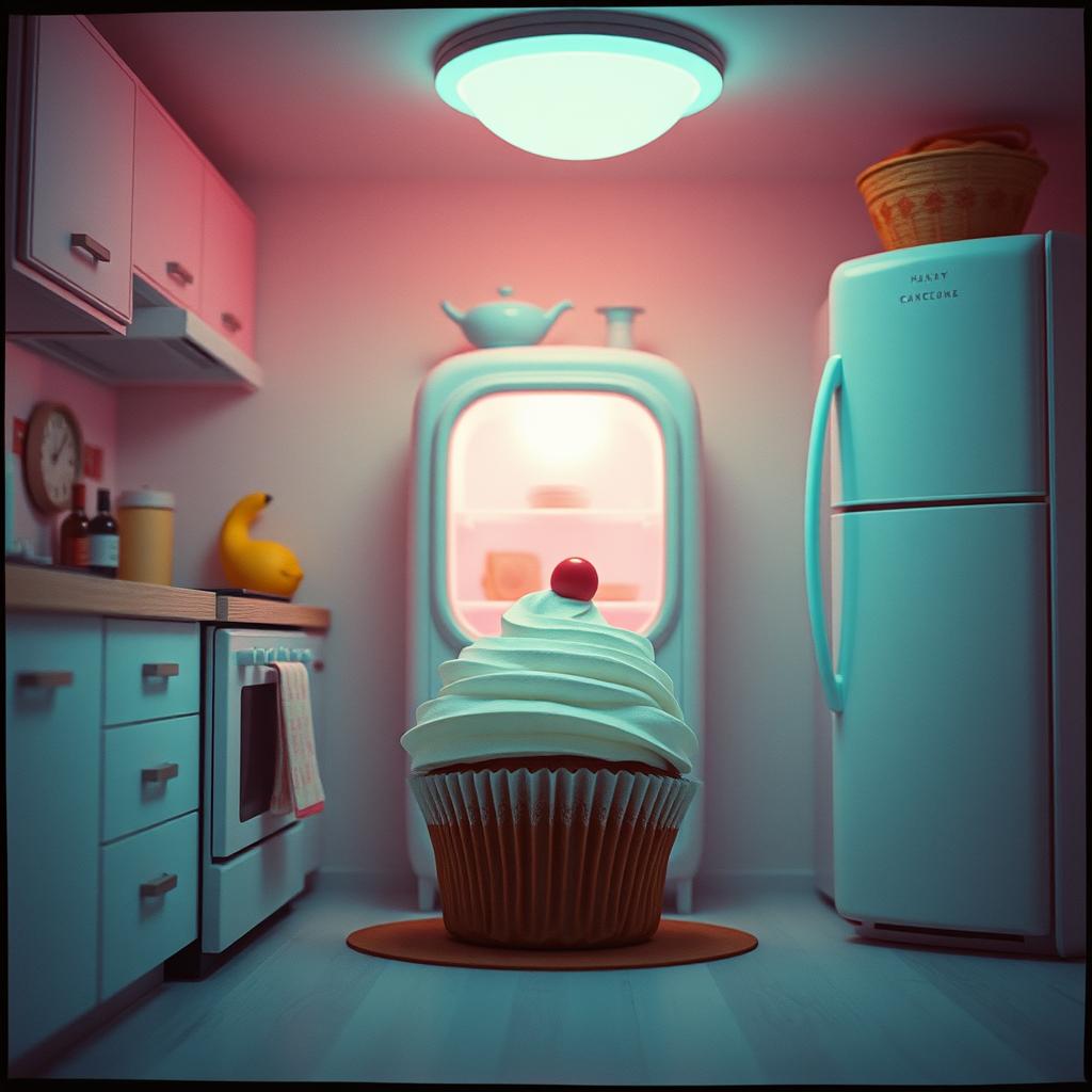 PamStanforth's tweet card. Gotta A Cupcake in My Fridge