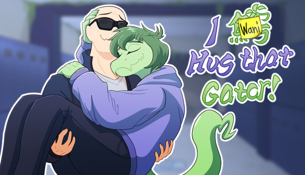 Cavemanon's tweet card. I Wani Hug that Gator! Is a choice-driven narrative about teenagers struggling to find their way. Help Inco, loser highschooler extraordinaire, navigate his budding friendships (and romance!) while...