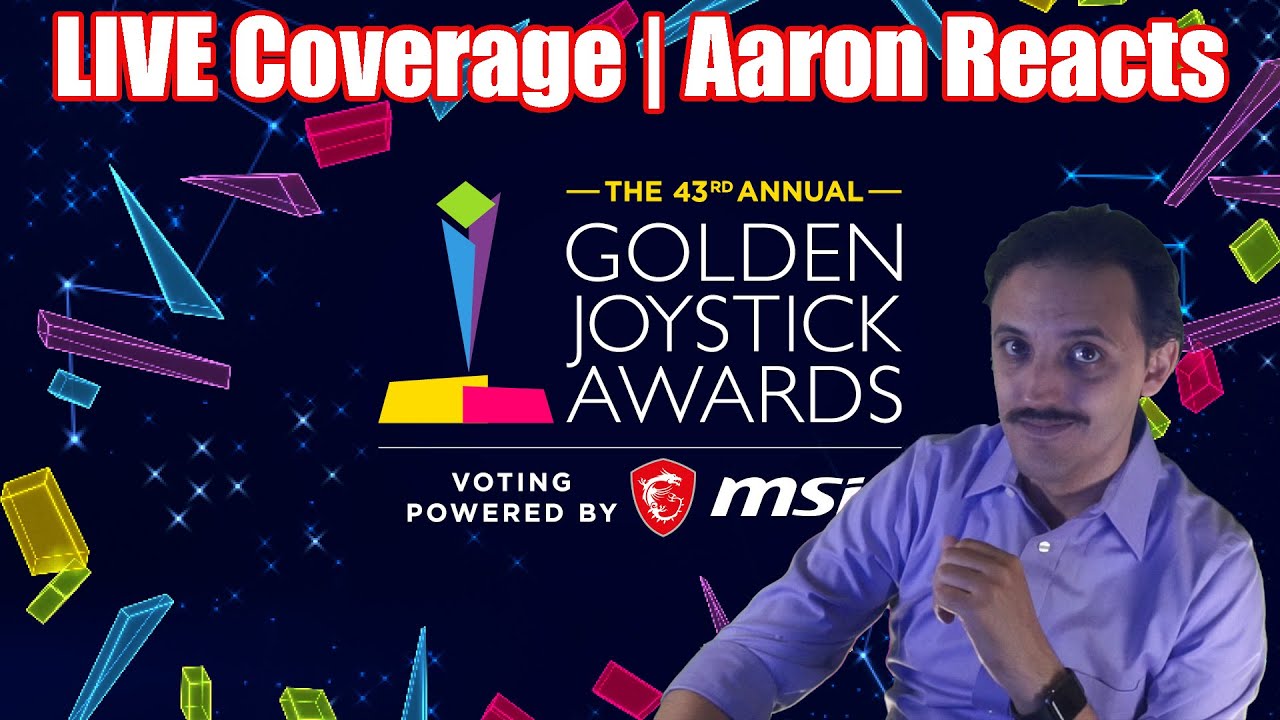aaronshack64's tweet card. The Golden Joystick 2025 Coverage | Aaron Shack Co-Streams & Reacts!