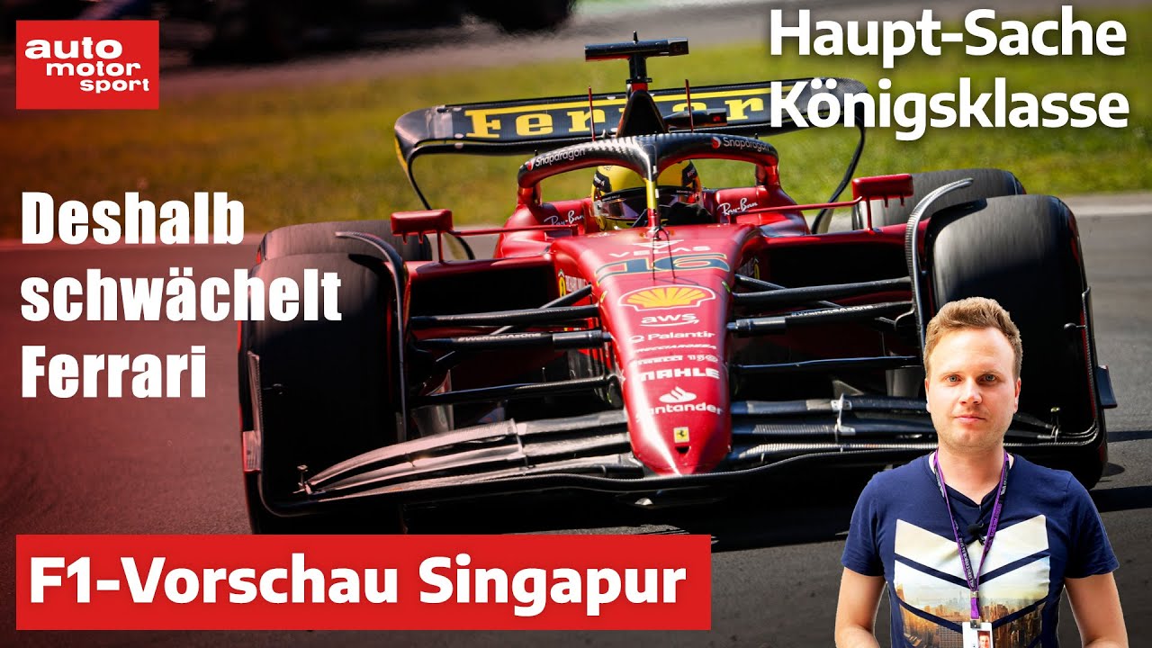 amsonline's tweet card. Formel 1 GP Singapur: Deshalb schwächelt Ferrari / Haupt-Sache...