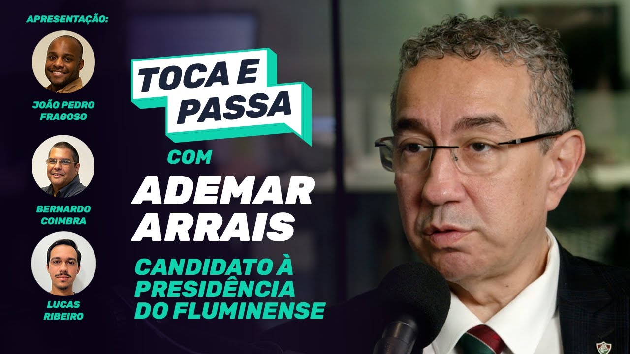 jotapfragoso's tweet card. ADEMAR ARRAIS | TOCA E PASSA #33