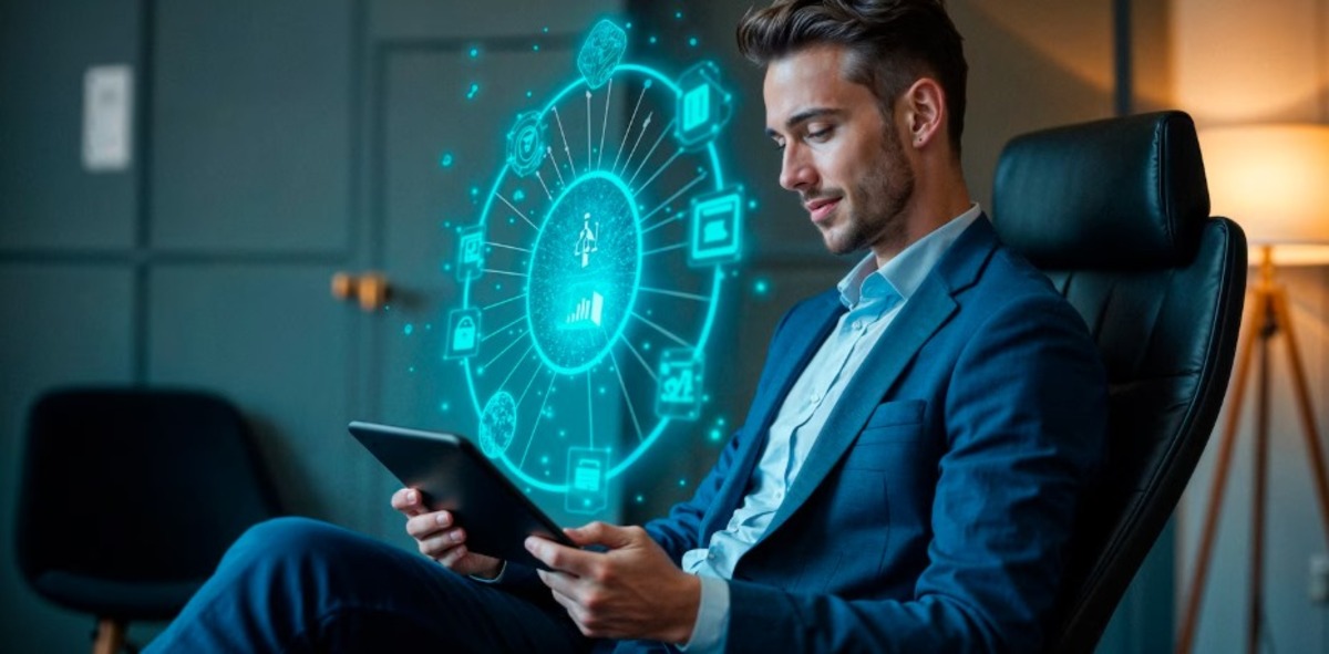 FlaviaDMichetti's tweet card. L'Intelligenza Artificiale, attraverso chatbot e assistenti virtuali, sta rivoluzionando il customer service bancario. Scopri in che modo.