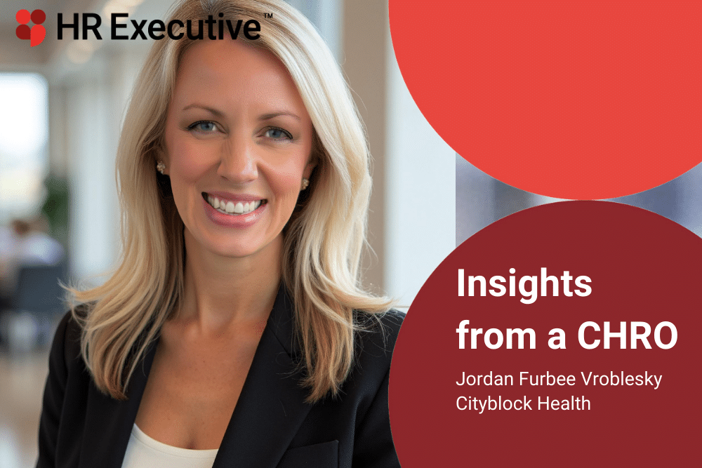 HRExecMag's tweet card. Cityblock Health's Jordan Furbee Vroblesky says the org's start-up culture empowers HR to pursue people-centric innovation.