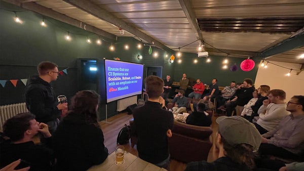southwestruby's tweet card. Join us at [The Golden Guinea in Bristol](https://thegoldenguinea.co.uk/function-room/) for a South West Ruby meetup featuring: 💬 talks by [Miles Woodroofe](https://miles