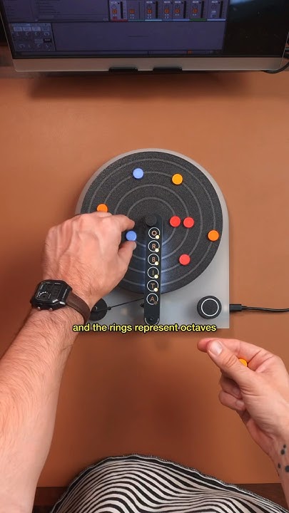 xBUDPIyZ4fDZrlg's tweet card. the most unique sequencer! 🫨 its called ORBITA by Playtronica...