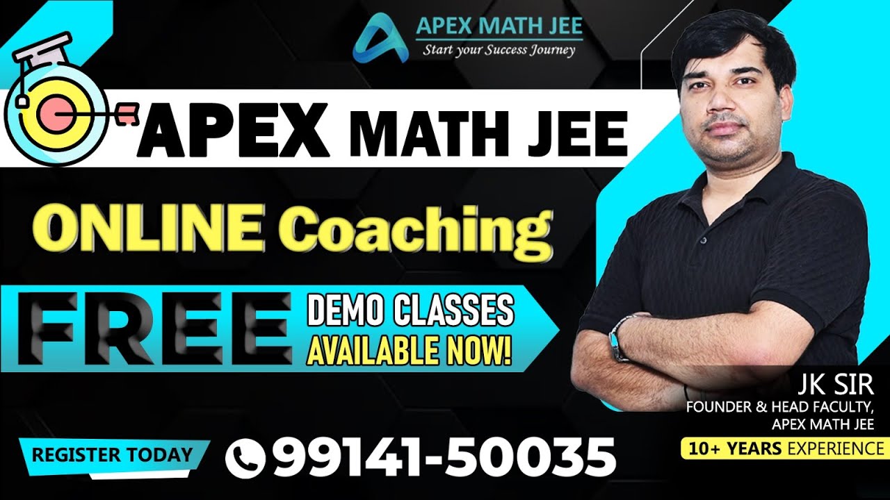 apexmathjee's tweet card. “🎯Learn Math with JK Sir – Free Demo Class Available Now!” #apexma...