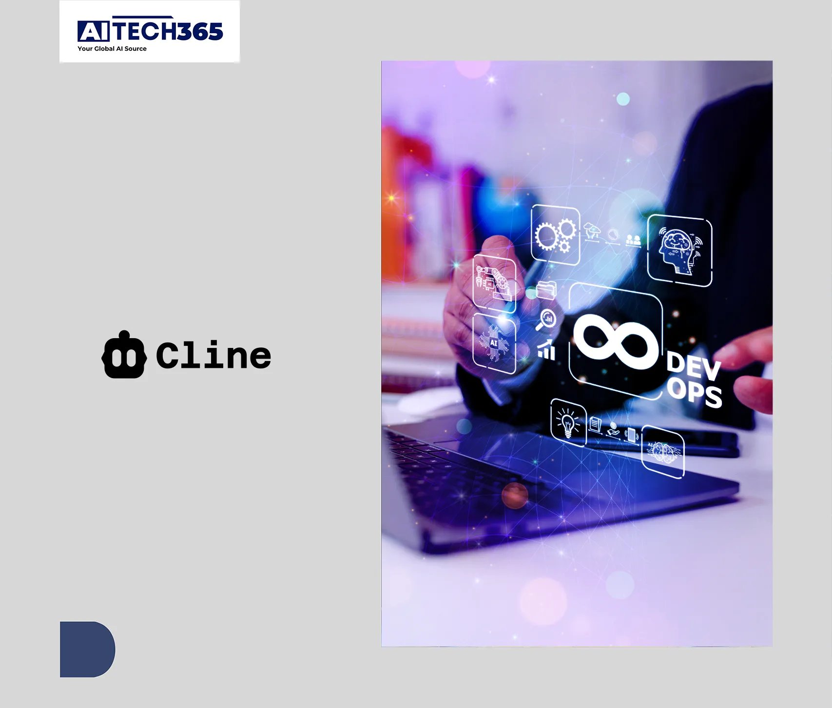 AITech365's tweet card. Cline has raised $32M in combined Series A and Seed funding, led by Emergence Capital and Pace Capital, with participation from 1984 Ventures
