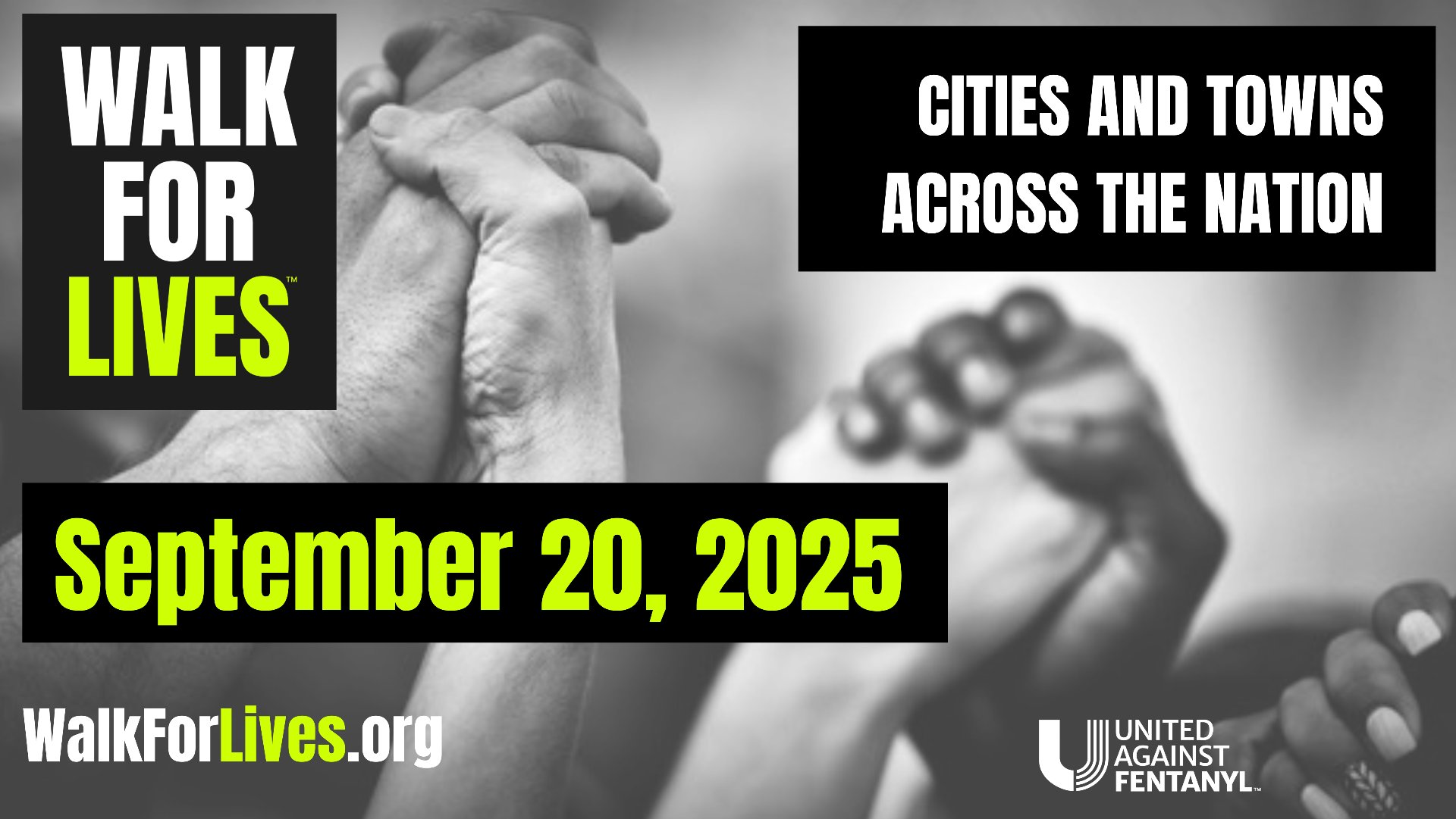 PaulCooked's tweet card. Join thousands across America on September 20, 2025. Walk to remember, walk to unite, walk to end fentanyl deaths.