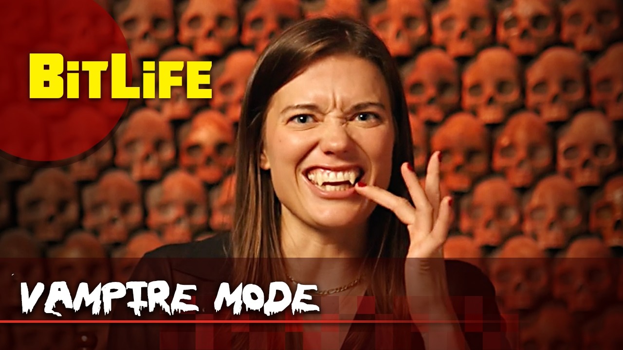 BitLifeApp's tweet card. Vampire Mode is Here!
