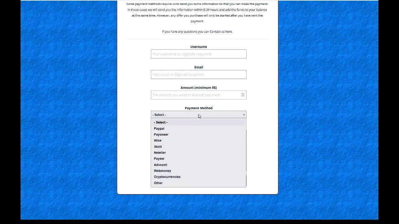 DigeSale's tweet card. Digesale - How to Add Funds Guide