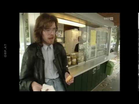 modewurst's tweet card. Elizabeth T. Spira's "ALLTAGSGESCHICHTE" Am Würstelstand 1995