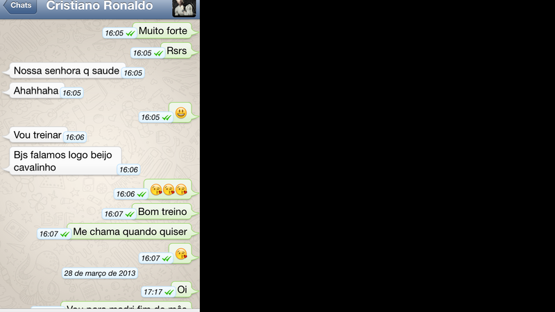 opatrickmachado's tweet card. Modelo divulgou conversas que teve com o jogador pela internet