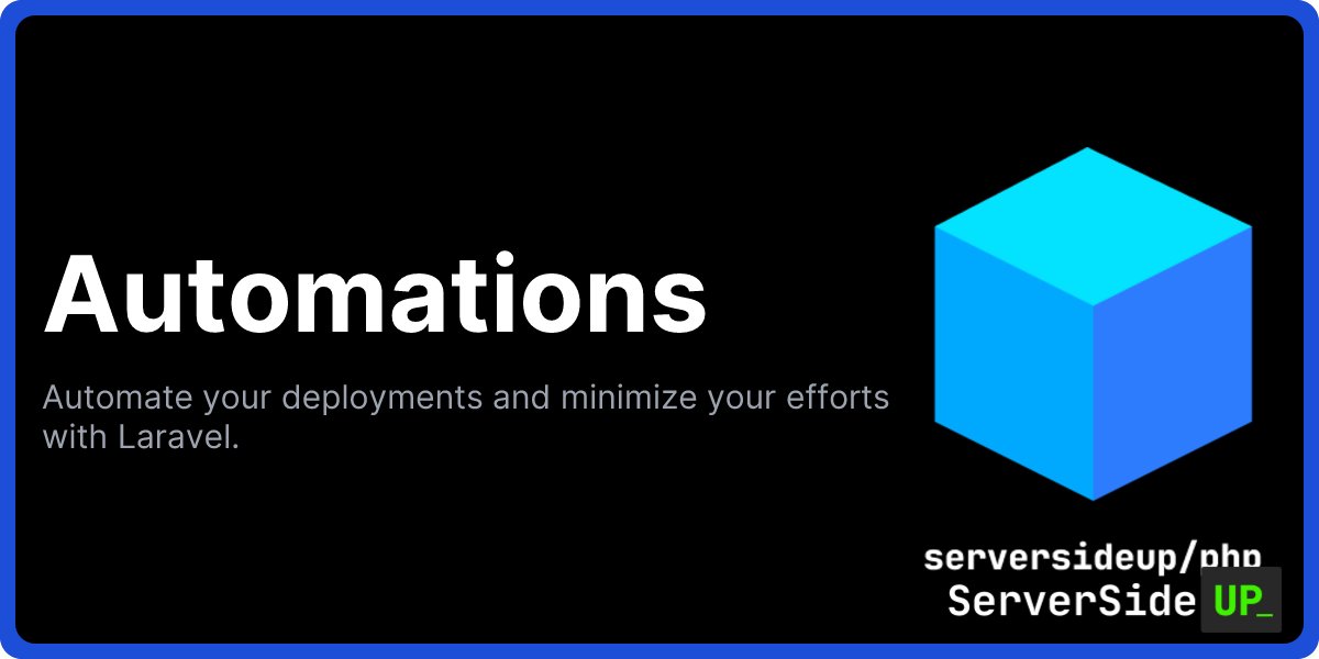 jaydrogers's tweet card. Automate your deployments and minimize your efforts with Laravel.