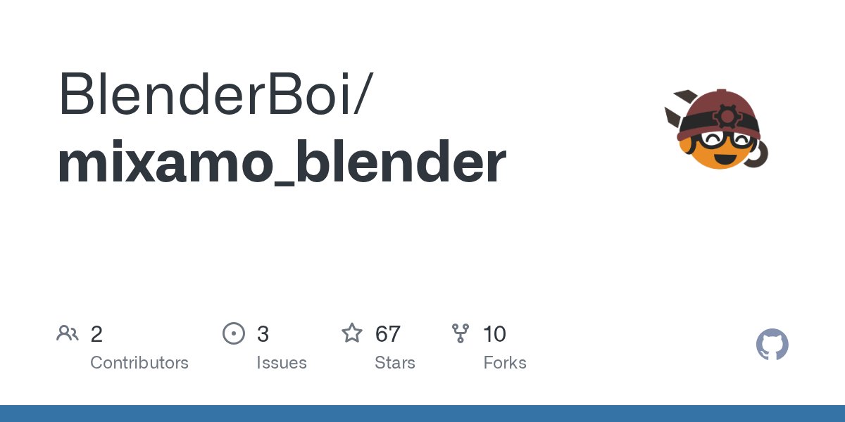 tinkerboi2024's tweet card. Contribute to BlenderBoi/mixamo_blender development by creating an account on GitHub.