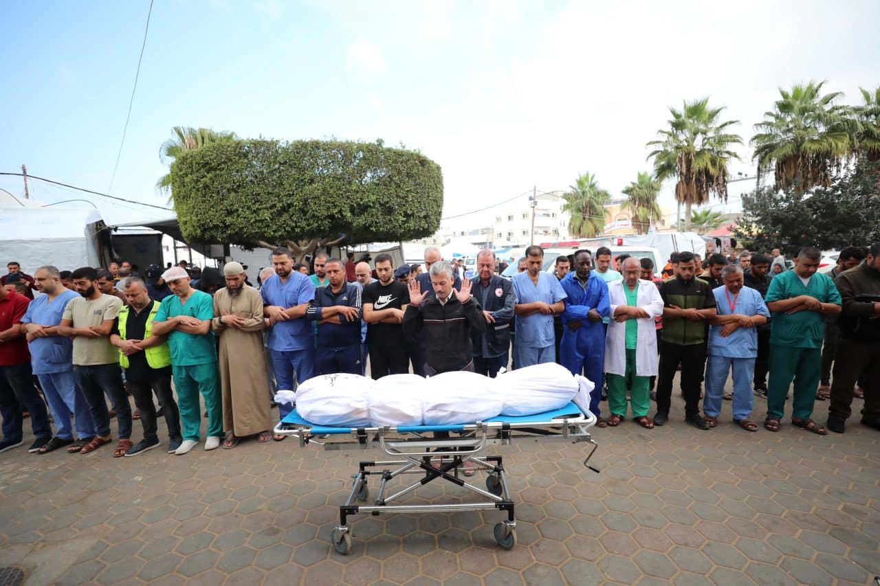 GhassanAbuSitt1's tweet card. Prominent health workers and professionals sign the Gaza Health Solidarity Declaration, a pledge to stand with Palestinian health workers.