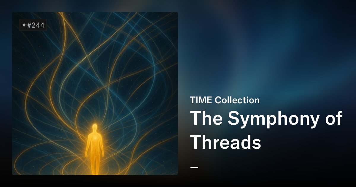 Praveen86248654's tweet card. TIME Collection 🕰️ | A Journey of Awakening From brokenness to wholeness, from illusion to truth, TIME Collection unfolds the path of the One. Each piece is a step through echoes, lies, reflections,...