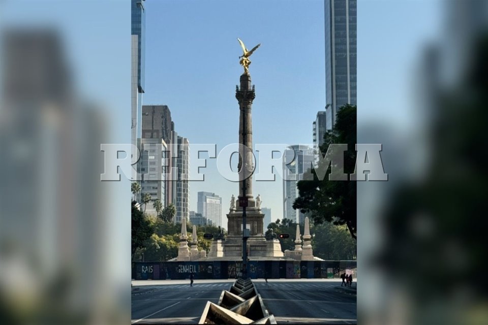 reformanacional's tweet card. A una hora de la convocatoria, la marcha de la Generación Z aún no reúne muchos asistentes ni en el Ángel de la Independencia ni en UNAM.