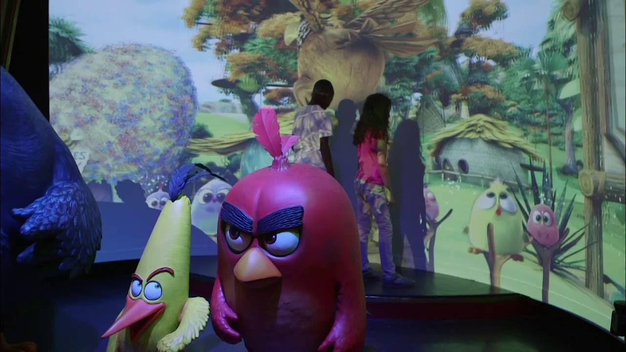 GooSystems's tweet card. MKTG Angry Birds experience Madame Tussauds