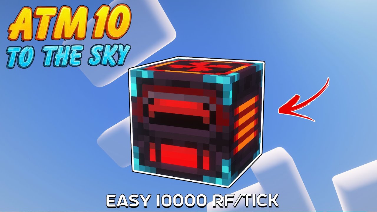 SystemCollapsed's tweet card. ATM 10 To The Sky - Easy 10,000 RF - Ep 02