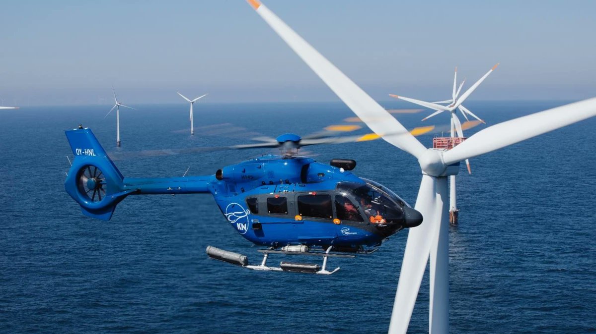 airline921's tweet card. Avincis adquiere KN Helicopters en Dinamarca y desembarca en el mercado de energía eólica marina nórdico.