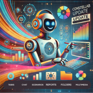 Gencovery's tweet card. This is the page of the story Constellab Change Log Announcement 🚀🎉